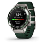 Garmin MARQ® Golfer (Gen 2) 46mm Titanium Case Green Ceramic Bezel Strap Watch