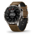 Garmin MARQ Adventurer Gen 2 - 46mm Titanium Case, Brown Hybrid Strap Watch