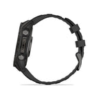 Garmin Fenix 8 AMOLED 47mm – Carbon Grey DLC Titanium Case, Black Pebble Grey Silicone Strap