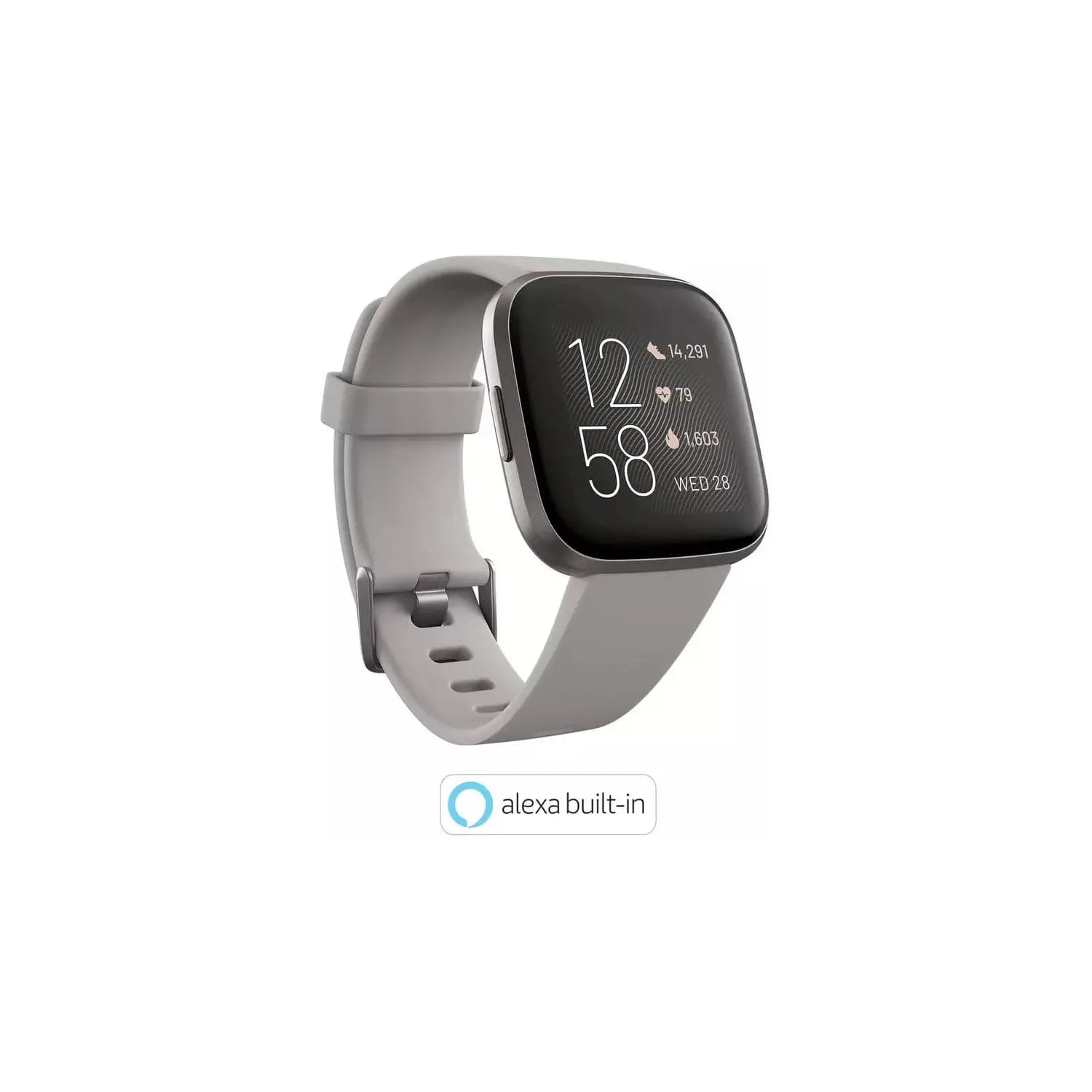 Fitbit Versa 2 Smart Watch - Grey Alu / Stone Band
