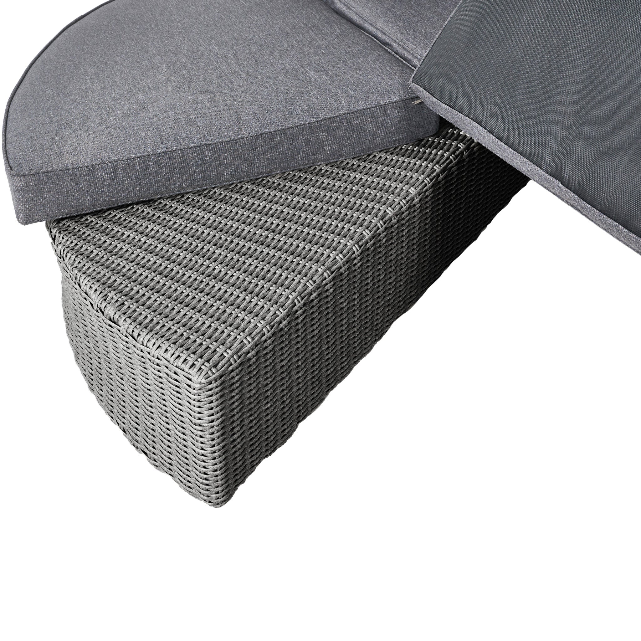 Pacific Lifestyle - Bermuda Daybed in Slate Grey
