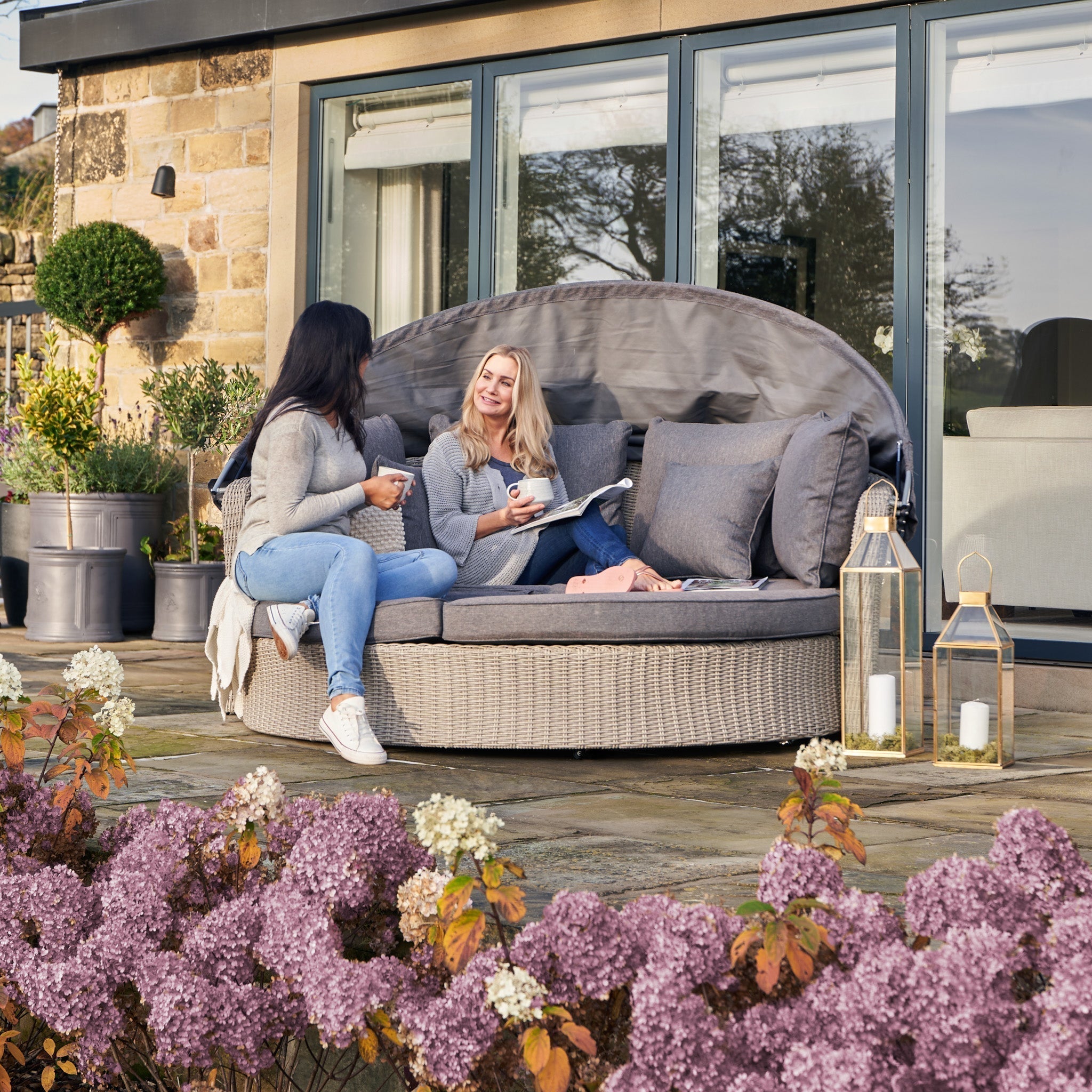 Pacific Lifestyle - Bermuda Daybed in Stone Grey