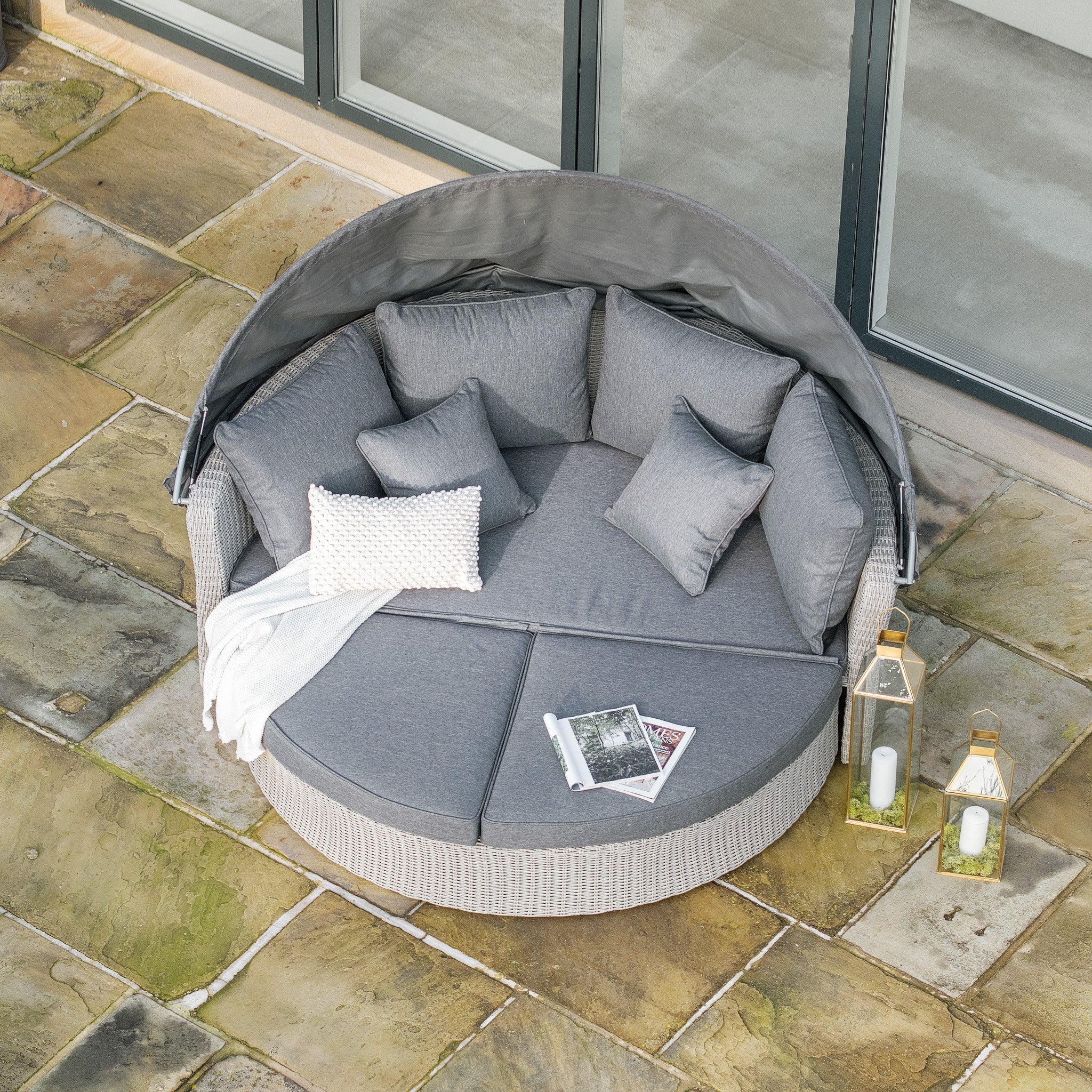 Pacific Lifestyle - Bermuda Daybed in Stone Grey