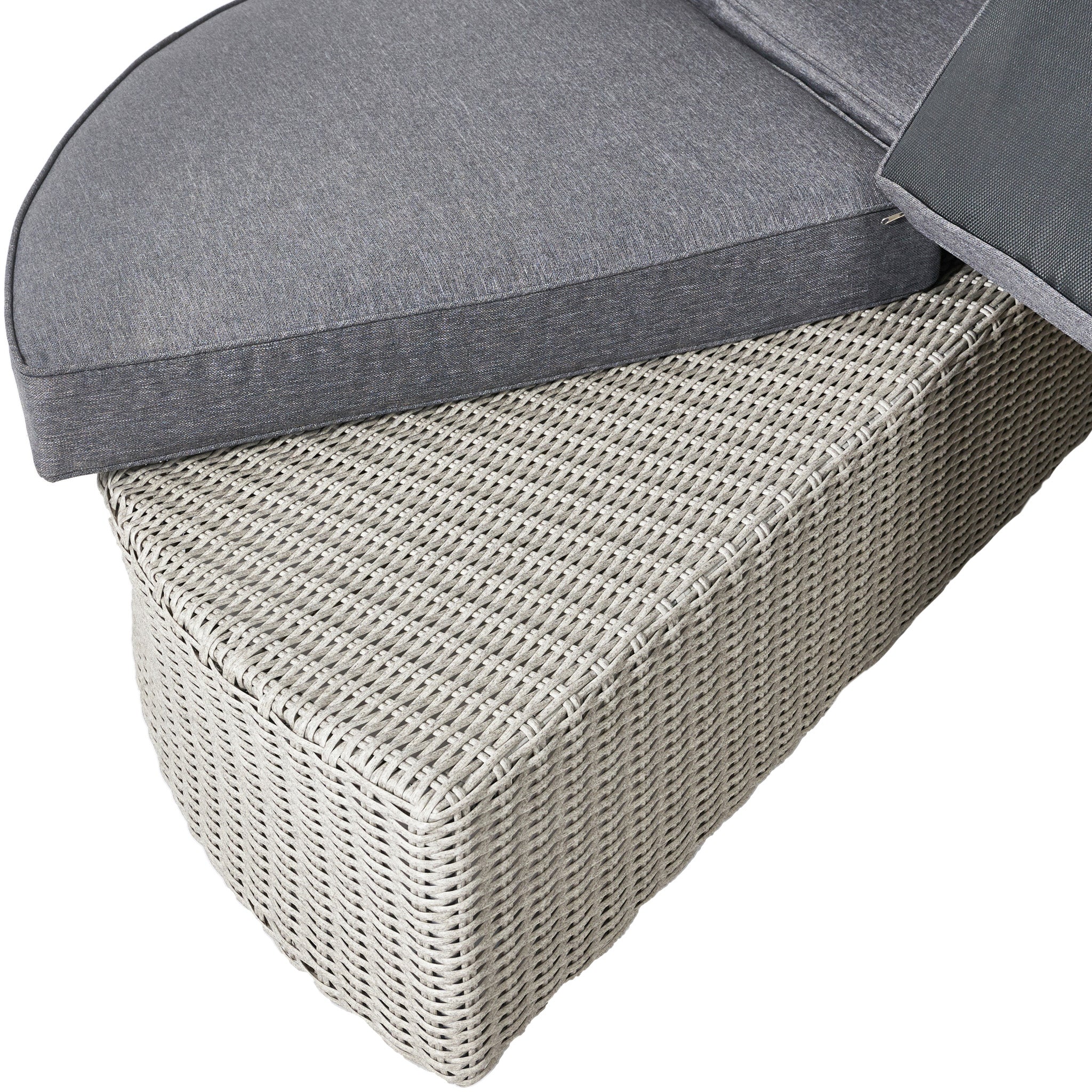 Pacific Lifestyle - Bermuda Daybed in Stone Grey