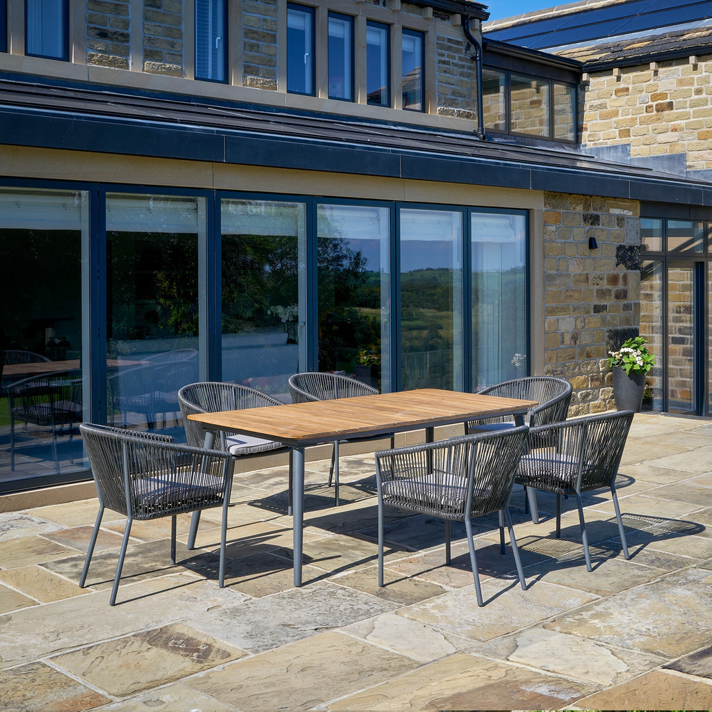 Pacific Lifestyle - Reims Dining Set in Grey