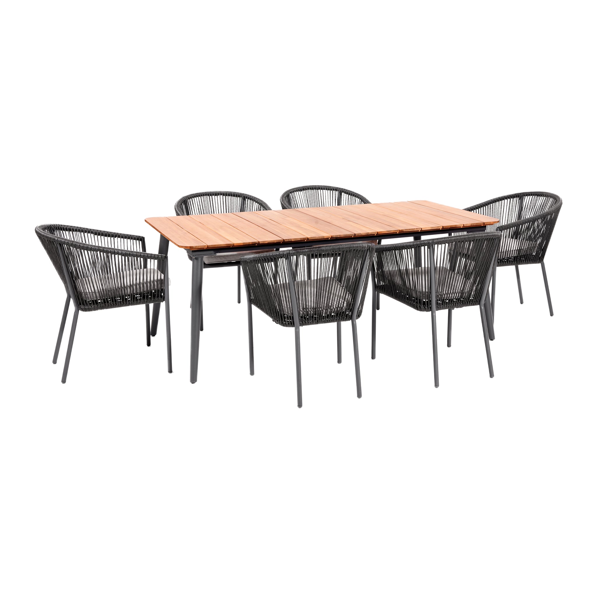 Pacific Lifestyle - Reims Dining Set in Grey