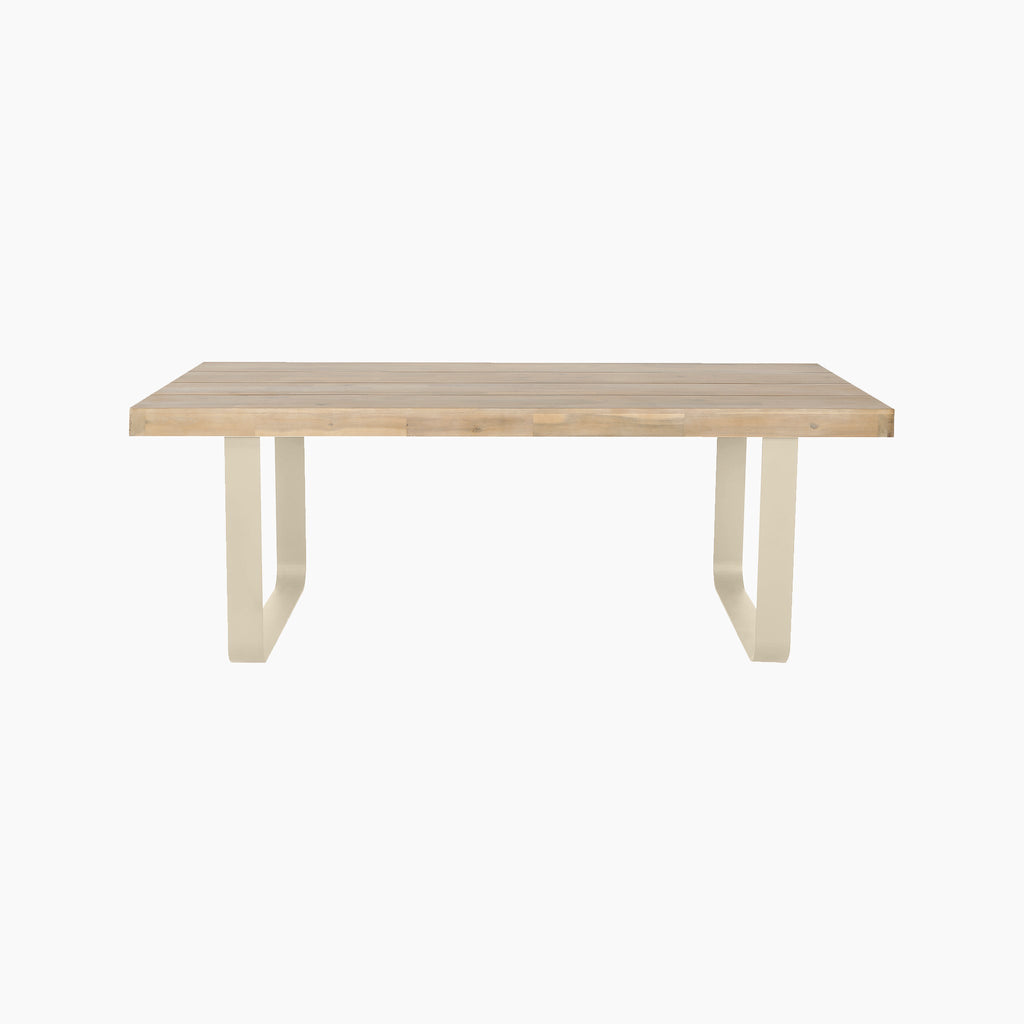 Pacific Lifestyle - Osaka 6 Seat Dining Set in Latte