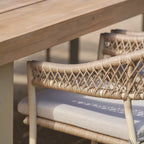 Pacific Lifestyle - Osaka 6 Seat Dining Set in Latte