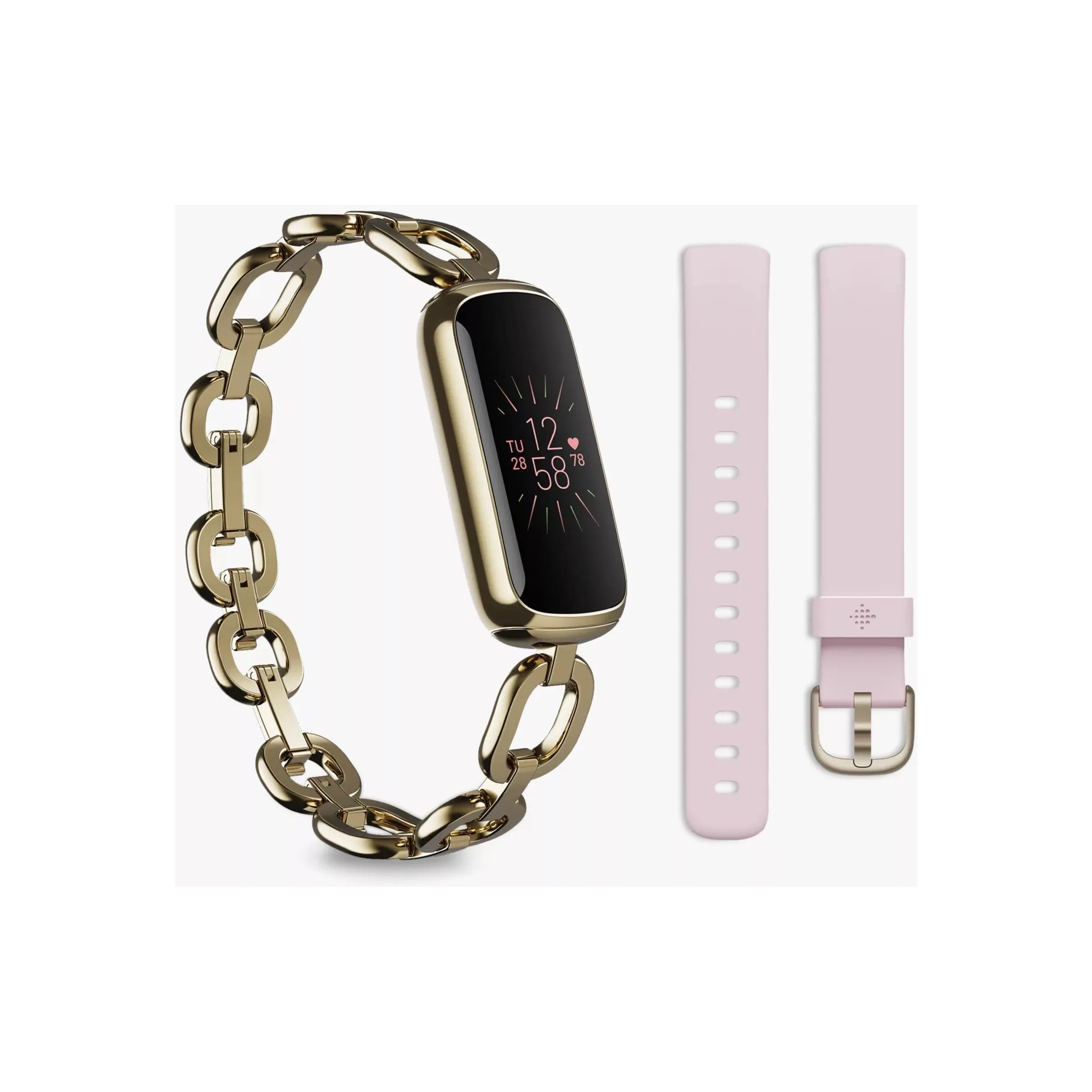 Fitbit Luxe Special Edition Smart Watch - Soft Gold Peony