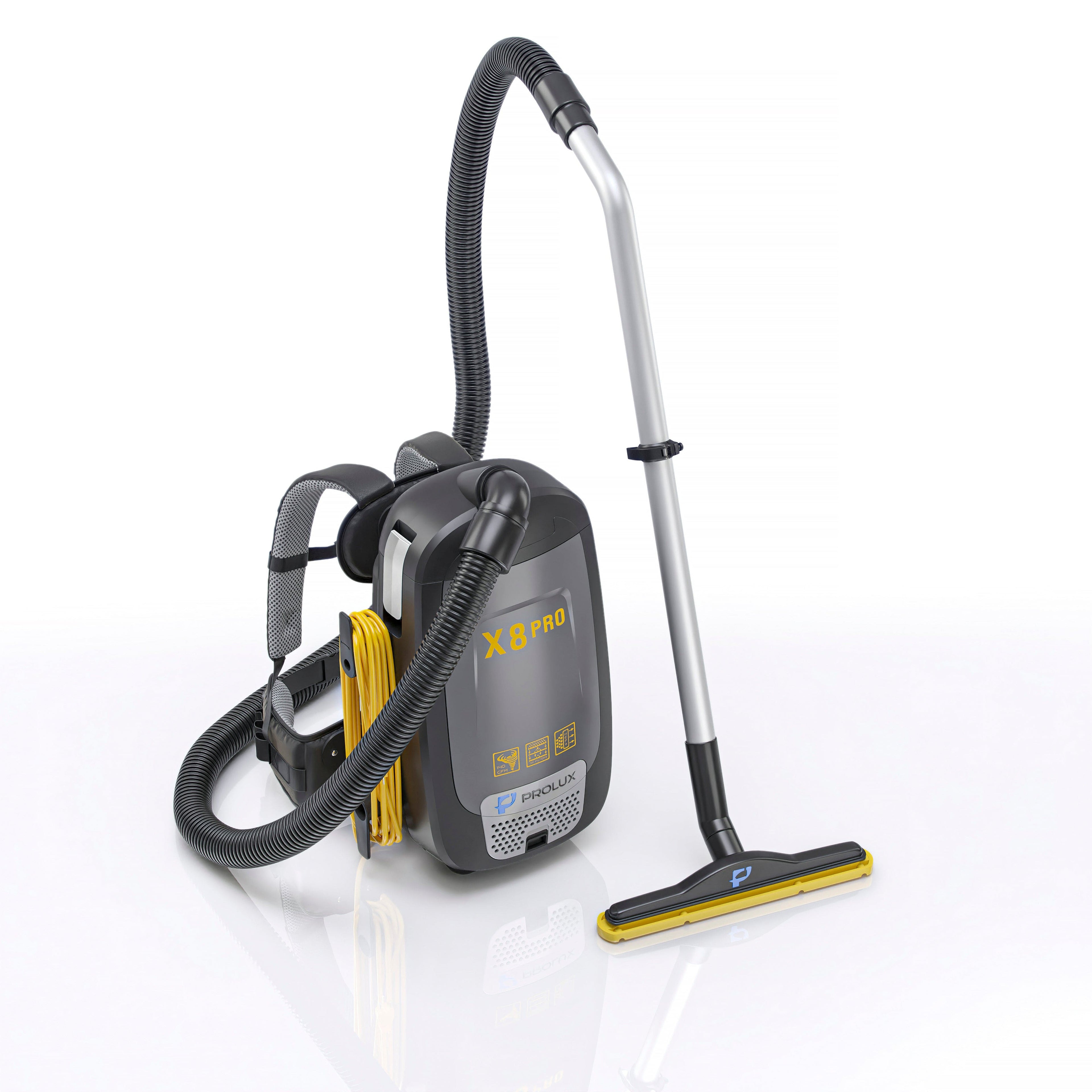 Prolux PLCX8P Pro Commercial Backpack Vacuum w/ Deluxe 1 1/2" Tool Kit