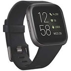 Fitbit Versa 2 Smart Watch - Carbon Alu / Black Band