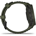 Garmin Instinct Solar Tactical, Solar-powered Rugged Outdoor Smartwatch with Tactical Features, Built-in Sports Apps and Health Monitoring - Moss Green