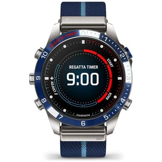 Garmin MARQ Captain Luxury Tool Watch – Nautical Features with Wind, Tide & Temperature Tracking