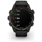 Garmin Descent Mk3i Dive Watch - 43mm Carbon Grey DLC Titanium with Black Silicone Band