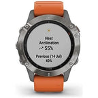 Garmin Fenix 6 Sapphire Multisport GPS Watch - Titanium