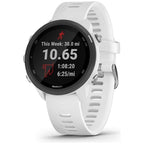 Garmin Forerunner 245 Music GPS Running Smartwatch - White Band