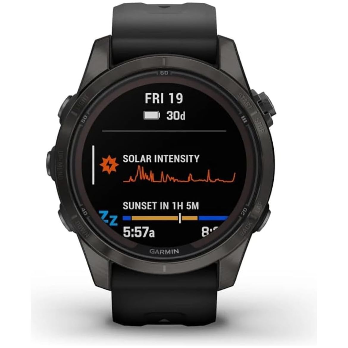 Garmin Fēnix 7S Pro Sapphire Solar Edition Watch - Black