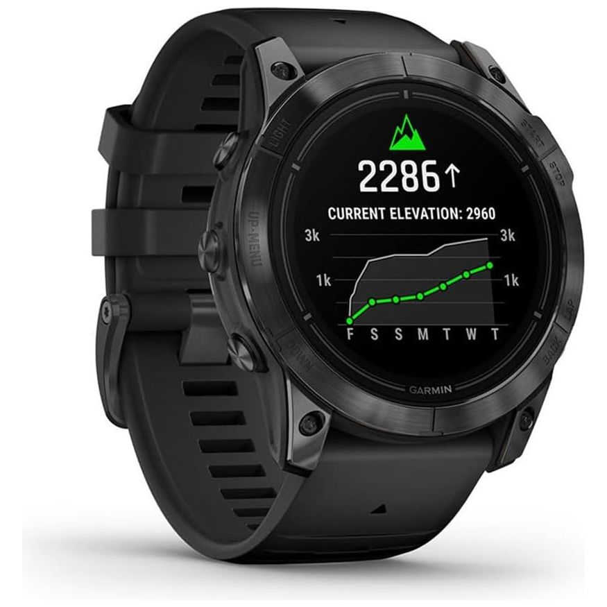 Garmin Epix PRO Gen 2 51mm AMOLED GPS Smartwatch – Black, Advanced Health & Training, Built-in Flashlight, 31-Day Battery