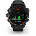 Garmin Descent Mk3i Dive Watch - 43mm Carbon Grey DLC Titanium with Black Silicone Band