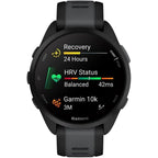 Garmin Forerunner 165 GPS Running Smartwatch - AMOLED Touchscreen, Advanced Training, 11-Day Battery, Black