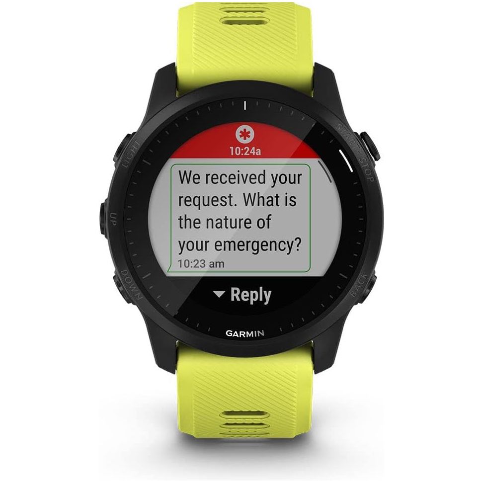Garmin Forerunner 945 LTE GPS Smartwatch Yellow Performance Pack Edition