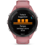 Garmin Forerunner 265S 42mm Running Smartwatch for Unisex, Light Pink/Powder Grey