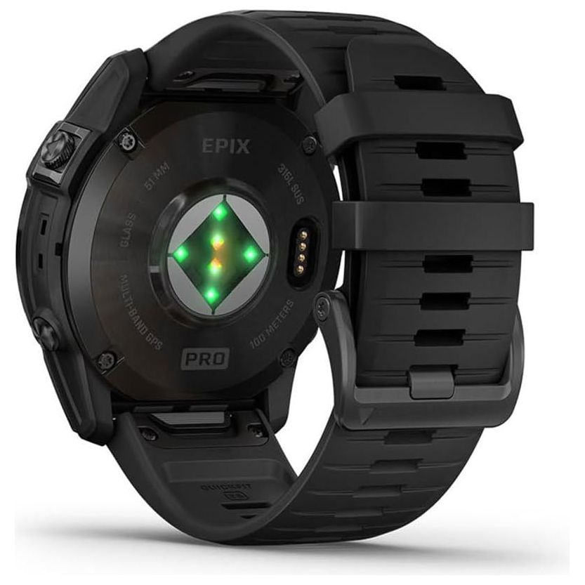 Garmin Epix PRO Gen 2 51mm AMOLED GPS Smartwatch – Black, Advanced Health & Training, Built-in Flashlight, 31-Day Battery
