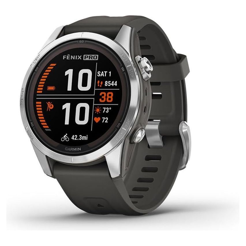 Garmin fēnix 7S Pro Solar (42mm) Premium Multisport GPS Smartwatch Graphite