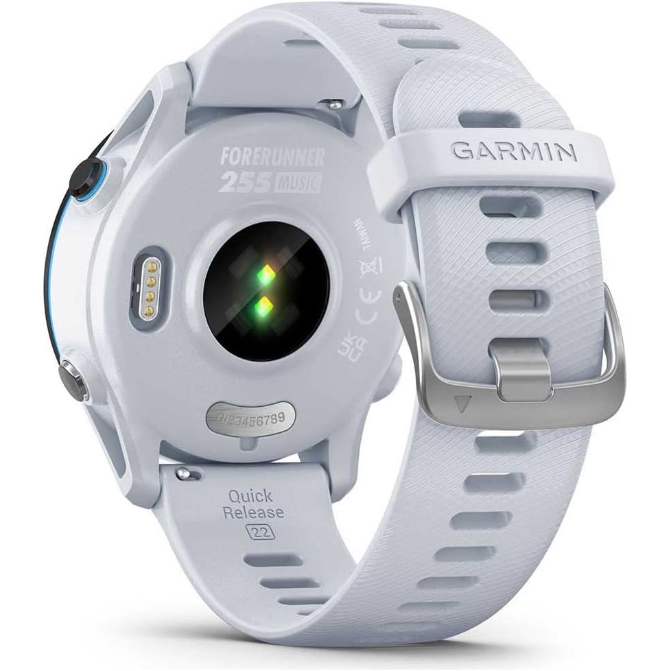 Garmin Forerunner 255 Music GPS Running Smartwatch – 46mm, Music Storage, 14-Day Battery, Milestone