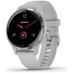 Garmin Venu 2S Smaller-sized GPS smartwatch with all-day health monitoring, Silver Bezel with Mist Grey Case and Silicone Band