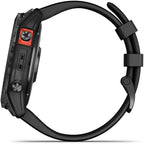 Garmin fēnix 7X Solar 51mm Multisport GPS Smartwatch - Solar Charging, Advanced Health & Training Features, Touchscreen & Buttons, Up to 37 Days Battery Life, Ultratough Design - Black
