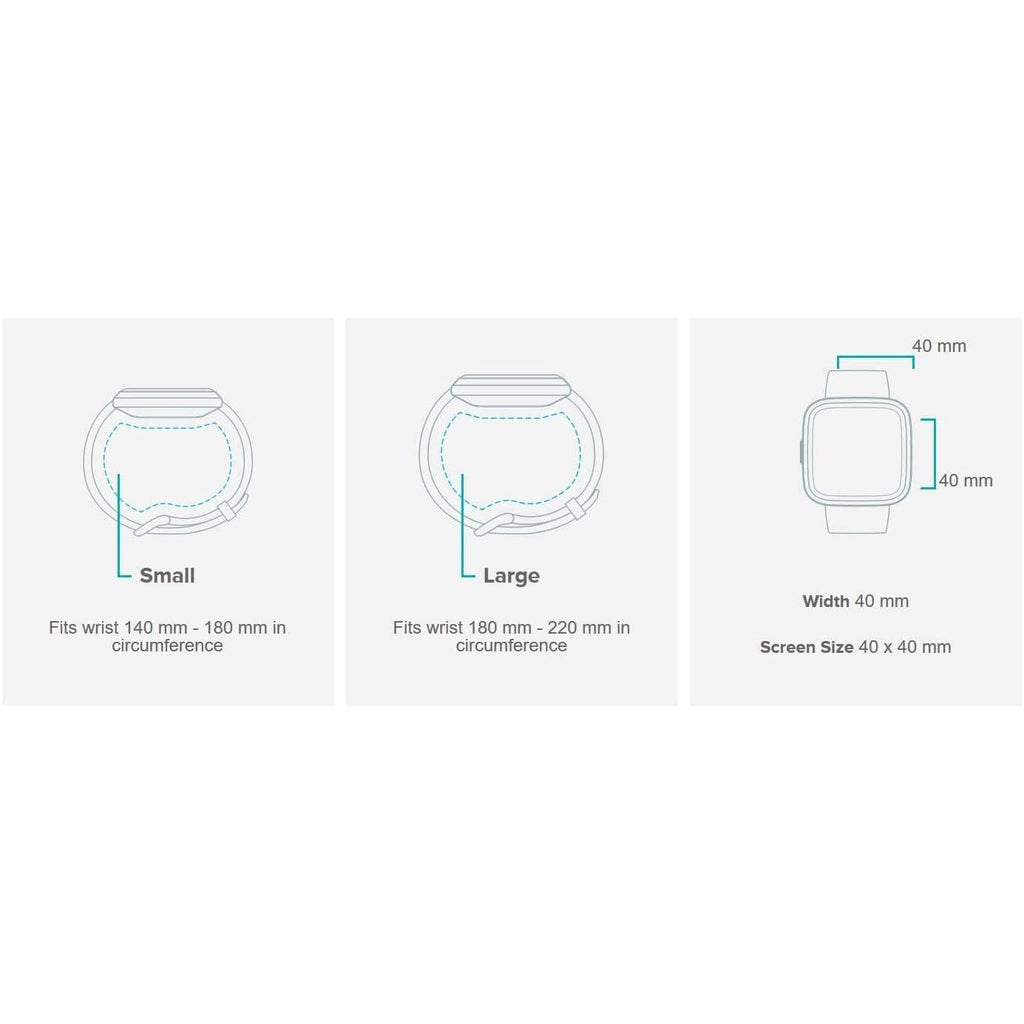 Fitbit Versa 2 Special Edition Health and Fitness Smart Watch with Heart Rate, Music, Alexa Built-In, Sleep and Swim Tracking, Navy and Pink Woven/Copper Rose, One Size (S and L Bands Included)