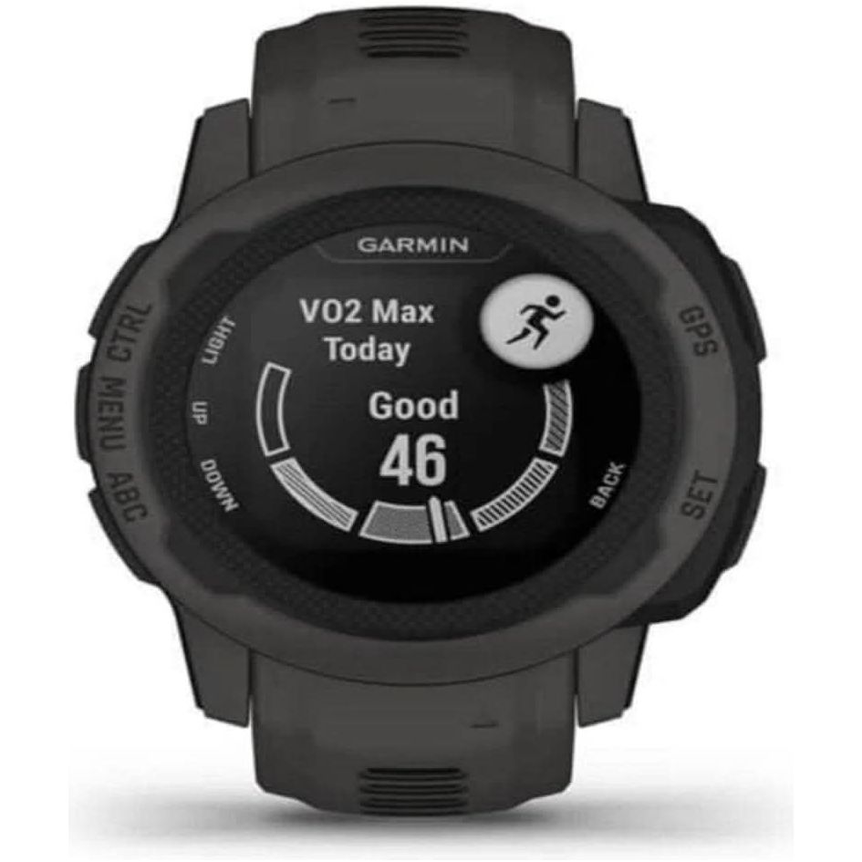 Garmin Instinct 2S Rugged GPS Smartwatch with Sports Apps & Health Monitoring - Graphite