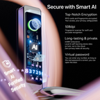 Origin Smart - Plus |  304 Stainless Steel Smart Door Handle with Fingerprint, App Control & Voice Assistant Integration