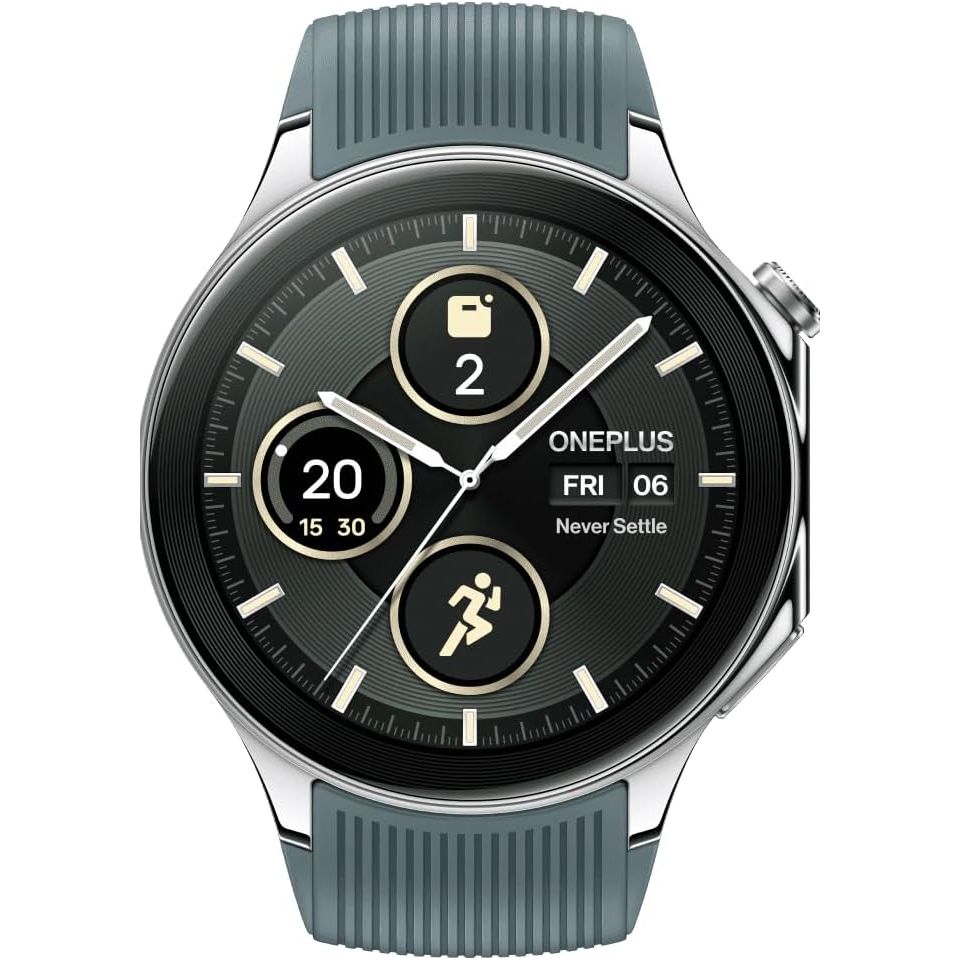 OnePlus Watch 2 - 46mm, Bluetooth, Wi-Fi, Radiant Steel