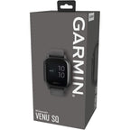 Garmin Venu Sq GPS Smartwatch with All-day Health Monitoring and Fitness Features, Built-in Sports Apps and More, Shadow Grey with Slate Bezel