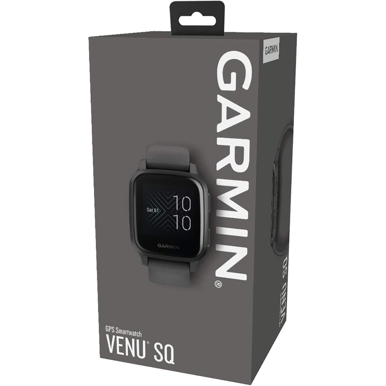 Garmin Venu Sq GPS Smartwatch with All-day Health Monitoring and Fitness Features, Built-in Sports Apps and More, Shadow Grey with Slate Bezel