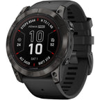 Garmin Fenix 7X Pro Solar Smartwatch – Charcoal Grey, 37-Day Battery, LED Flashlight, Advanced Training & Health Tracking