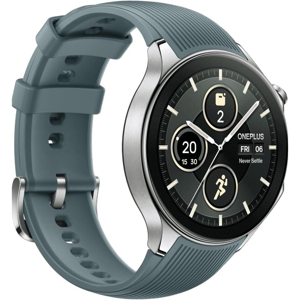 OnePlus Watch 2 - 46mm, Bluetooth, Wi-Fi, Radiant Steel