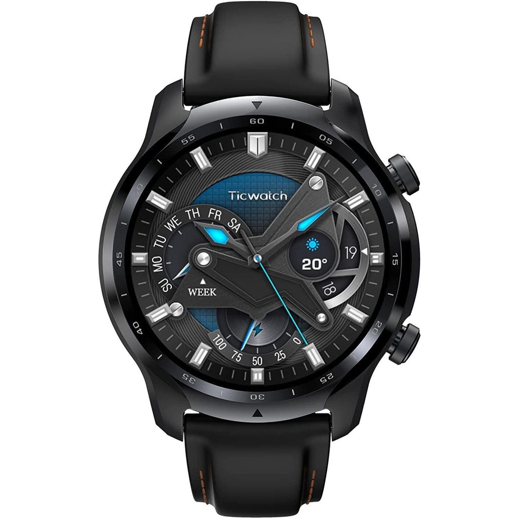 Ticwatch Pro 3 LTE smartwatch, Wear OS by Google, Qualcomm Snapdragon Wear 4100 platform, heart rate sleep tracking and NFC, IP68 ready to swim, long battery life