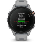 Garmin Forerunner 255S Small Easy to Use Lightweight GPS Running Smartwatch, Advanced Training and Recovery Insights,Safety and Tracking Features included, Up to 12 days Battery Life, Powder Grey