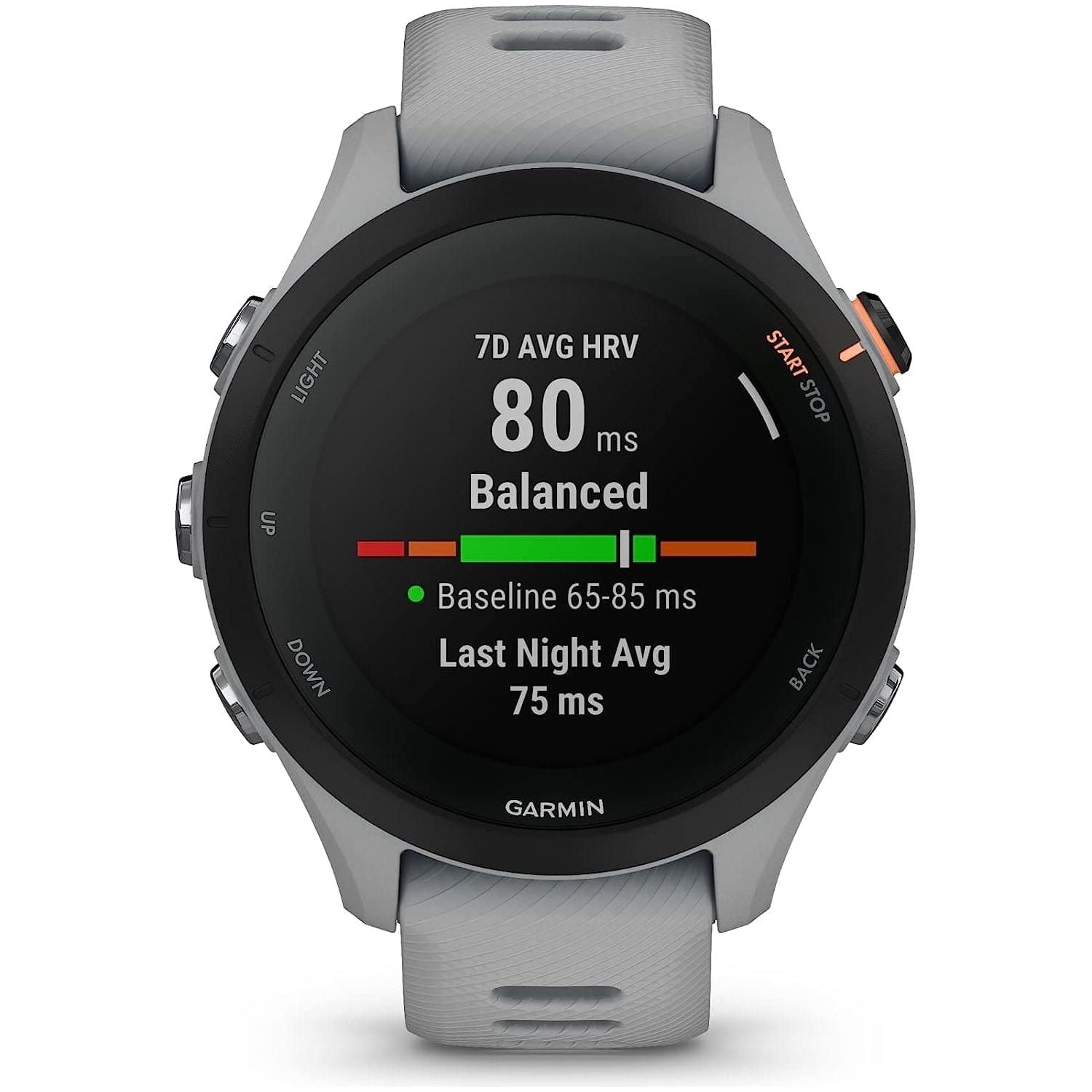 Garmin Forerunner 255S Small Easy to Use Lightweight GPS Running Smartwatch, Advanced Training and Recovery Insights,Safety and Tracking Features included, Up to 12 days Battery Life, Powder Grey