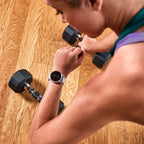 Garmin Vívoactive 4S, Smaller-Sized GPS Smartwatch, Features Music, Body Energy Monitoring, Animated Workouts, Pulse Ox Sensors and More, Powder Gray/Silver