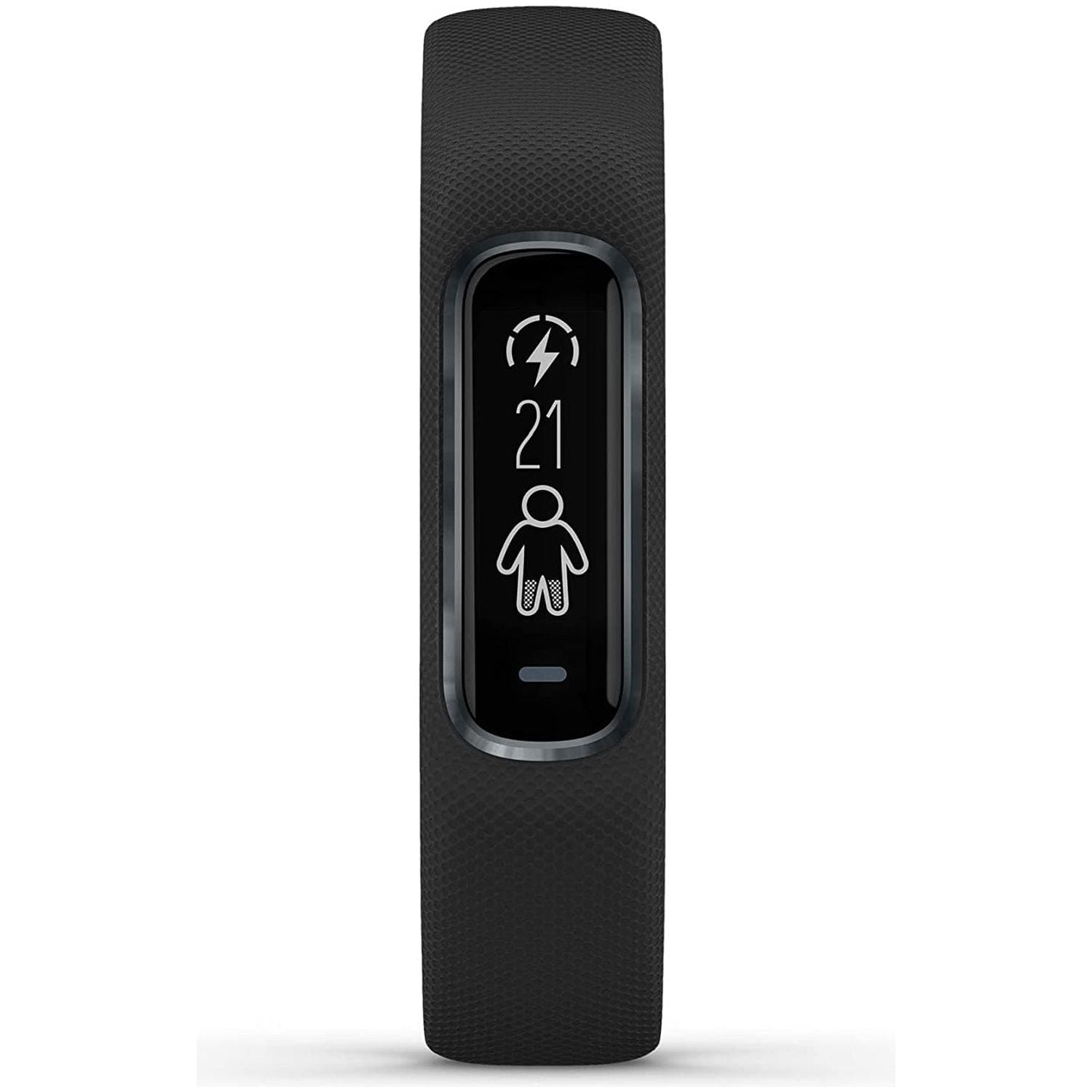 Garmin Large vivosmart 4 Smart Activity Tracker with Wrist-Based Heart Rate and Fitness Monitoring Tools - Black