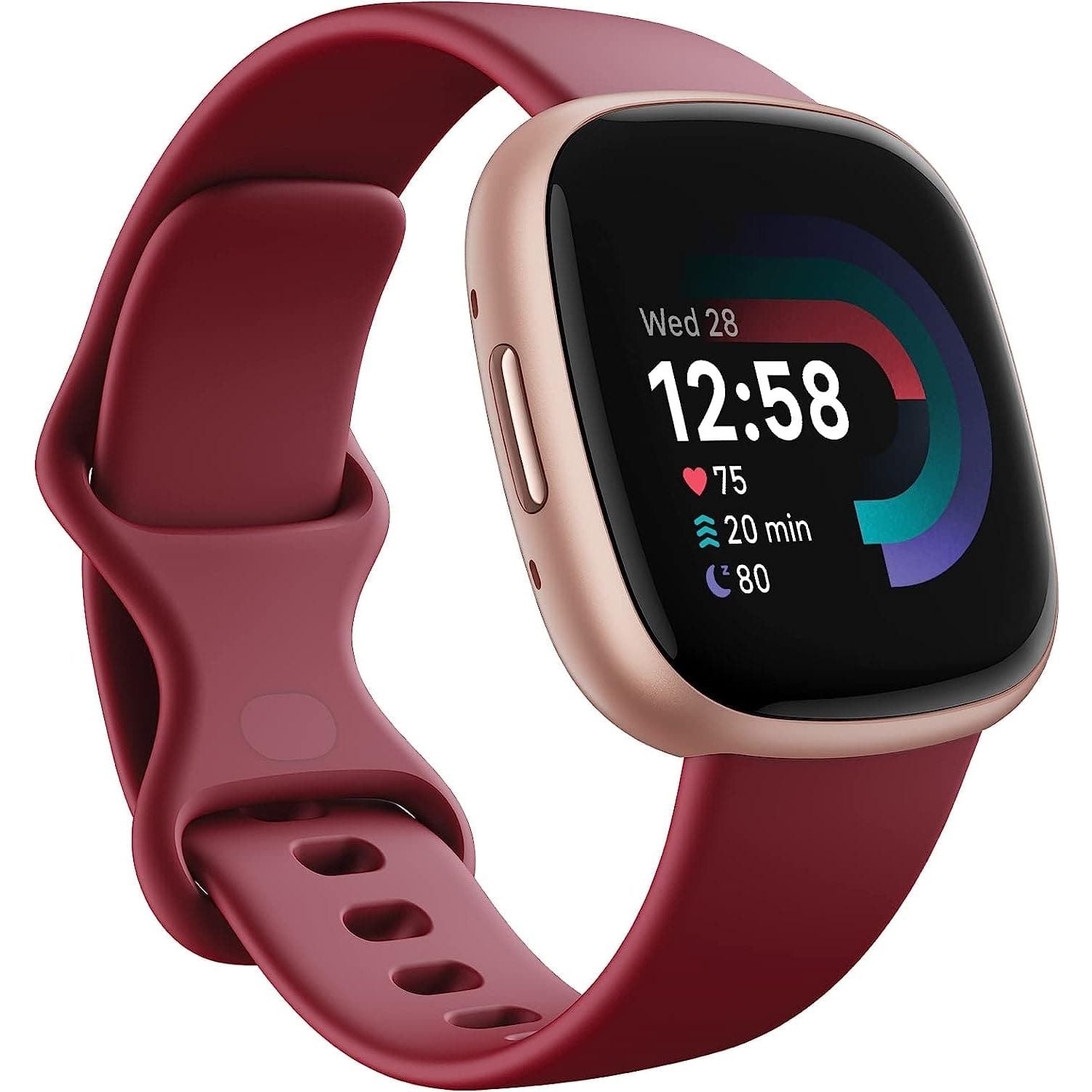 Fitbit Versa 4 Fitness Smartwatch with built-in GPS and up to 6 days battery life - compatible with Android and iOS.