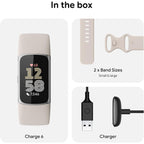 Fitbit Charge 6 Fitness Tracker - Porcelain