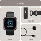 Fitbit Versa 4 Smart Watch - Black/Graphite