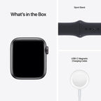 Watch SE (GPS + Cellular), 40mm Space Grey Aluminium Case with Midnight Sport Band MKR23B/A