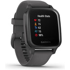 Garmin Venu Sq GPS Smartwatch with All-day Health Monitoring and Fitness Features, Built-in Sports Apps and More, Shadow Grey with Slate Bezel