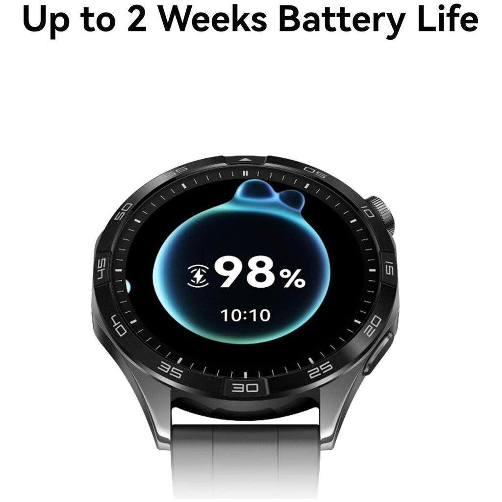 Huawei Watch GT 4 - 46mm  Smartwatch with 2-Week Battery, Fitness & Health Tracking, GPS, Compatible with Android & iOS, Green Woven